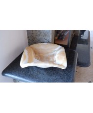 Lavandino in onice miele rettangolare cod. 03