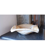 Lavandino in onice miele rettangolare cod. 03