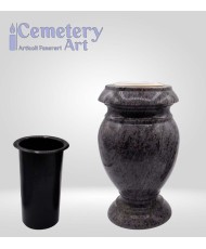Vaso in granito Vizag blue...